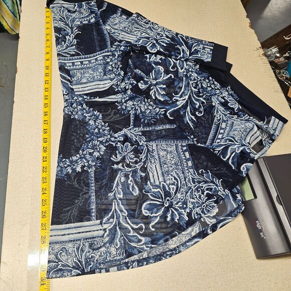 R&M Richards Women's Dress Set Sz 8 Petite Blue Floral Print Professional Office - Picture 11 of 11